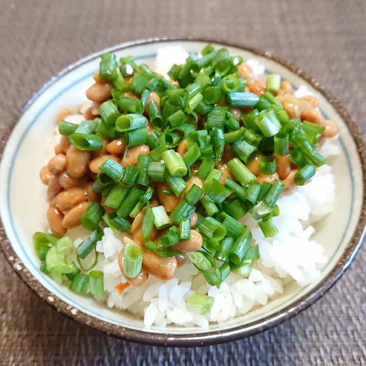 あさつき納豆ご飯